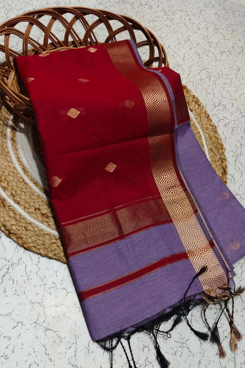 Traditional Handloom Inspired Zari Saree